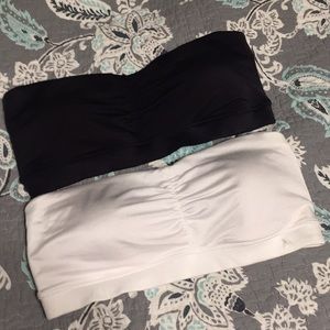 TWO Strapless bras. never been worn. Size 36